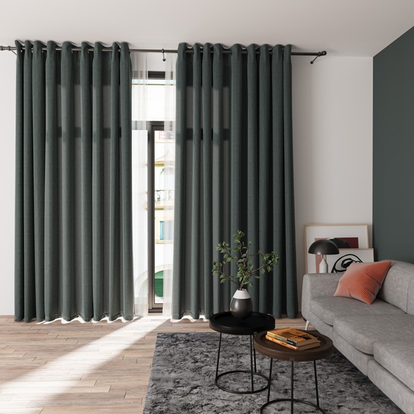 Rèm vải đơn sắc